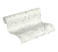 Baroque Wallpaper Neue Bude 2.0 Ed. II Non-Woven Wallpaper 10.05 m x 0.53 m Grey Silver White Made in Germany by Livingwalls 374134 37413-4