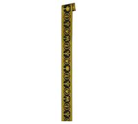 Baroque Wallpaper with Ornaments Versace 3 Non-Woven Wallpaper 5.00 m x 0.09 m Gold Yellow Black Made in Germany 343051 34305-1