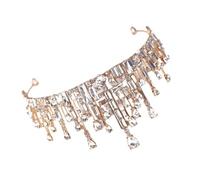 Baroquely Styles Crystal Crowns Headband Shimmering Hairhoop Tiaras Jewelry For Women Evening Party And Stage Performances Elegant Bride Crown