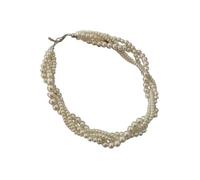 Baroques Multi Strands Pearls Necklace Allergy Resistant Jewelry With Customizable Length For Sensitive Skin Mother's Day Pearls Gift