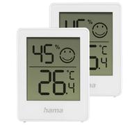 Baros Digital Indoor Thermo Hygrometer, White, Pack of 2 - 00222233
