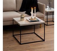 Barossa Coffee Table - Square - Travertine Effect