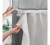 Barossa Design Frosted Snap-in Shower Curtain Liner Replacement, Waterproof Premium PEVA Lightweight, 70x54