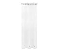 Barossa Design Frosted Stall Shower Curtain Liner with 3 Magnets - 36" x 72", Waterproof PEVA Shower Liner for Small Bathroom Stall, PVC Free, Metal Grommets - Frost, 36X72
