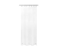 Barossa Design Frosted Stall Shower Curtain Liner with 3 Magnets - 36" x 72", Waterproof PEVA Shower Liner for Small Bathroom Stall, PVC Free, Metal Grommets - Frost, 36X72