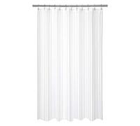 Barossa Design Waterproof Fabric Shower Curtain or Liner Standard Size, Satin Damask Striped, Machine Washable, Hotel Quality, 72x72 Inches
