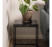 Barossa Side Table - Square - Black Marble