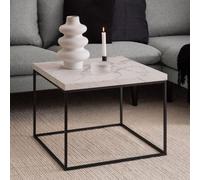 Barossa White Marble Effect Square Coffee Table