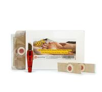 Barpre 36x Verruca & Corn Removal Plasters with Scraper Tool - Extra Strength Medicated Pads for Plantar Warts, Calluses & Hard Skin - Adhesive Toe Protectors for Hands & Feet