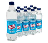 BARR 12 Pack Perfect Lemonade, Lemon Flavoured Fizzy Drink, Sparkling Fizzy Pop, 12 x 500ml Bottles