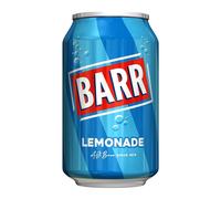 BARR 24 Pack Perfect Lemonade Low Sugar Lemon Flavoured Fizzy Drink 24 x 330 ml