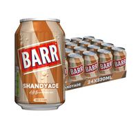 BARR 24 Pack Shandyade 0% Alcohol, Non-Alcoholic Flavoured Fizzy Drink Cans, Sparkling Fizzy Pop, 24 x 330ml Cans