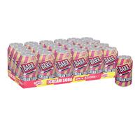 Barr American Cream Soda Fizzy Drink Cans, 330ml, (Pack of 24)