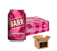 Barr & IRN-BRU & BOTTLES - No Sugar Fizzy Drink Soft Drink Cans - Variety Flavours - Zero Sugar Carbonated Drinks (BARR Cans - 24 x 330ml, Cherryade, Zero No Sugar)
