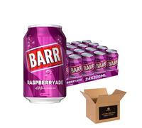 Barr & IRN-BRU & BOTTLES - No Sugar Fizzy Drink Soft Drink Cans - Variety Flavours - Zero Sugar Carbonated Drinks (BARR Cans - 24 x 330ml, Raspberryade, Low Sugar)