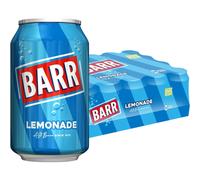 BARR since 1875, 24 Pack Perfect Lemonade, Lemon Flavoured Fizzy Drink - 24 x 330ml Cans