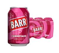BARR since 1875, 6 Pack Cherryade, Zero No Sugar Flavoured Fizzy Drink "Fizzingly Fun" - 6 x 330ml Cans