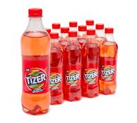 Barr Tizer - Fizzy Drinks 12 Pack x 500ml Bottles - Tangy Citrus Flavour Soft Drinks