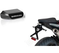 Barracuda Adjustable Folding Aluminum License Plate Holder KTM Duke 790 + Light