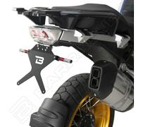 BARRACUDA License Plate Holder Aluminum Adjustable BMW R 1250 GS 2019-2020+ Lamp