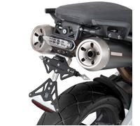 BARRACUDA License Plate Holder Aluminum Adjustable + Light Yamaha MT-03