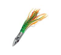 Barracuda Lure #2 - Trolling Casting Catching Lures Wahoo King Fish Tuna Mahi Mackerel Sail Fish Fishing Lures Saltwater - Ocean Lures Usa (Green/Black)