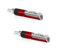 Barracuda Pair Arrows Idea B-Lux Approved Red Motorcycle Triumph Bonneville