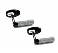 BARRACUDA PAIR BLACK MIRRORS SKIN-R BAR END UNIVERSAL