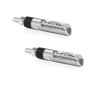 BARRACUDA Pair Indicators Idea B-Lux Homologated Silver Motorcycle Triumph Speed