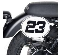 Barracuda Pair Number Plate Holders Aluminum Side Moto Guzzi V7 II