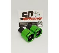 Barracuda Universal Aluminum Green Motorcycle Handlebar Weights Kawasaki Z 800