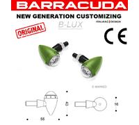 Barracuda Vintage Satin Aluminum Green S-LED 3 B-LUX Universal LED Arrow 35x16
