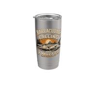 Barracudas Fish are Calling Fish Lover Aquarium Angler Stainless Steel Insulated Tumbler