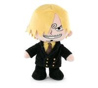 BARRADO One Piece - Soft Toy of the Characters of One Piece - 28cm, 11'02" - Luffy, Sanji, Roronoa Zoro - Super Soft Quality (Sanji)