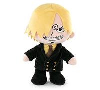 BARRADO One Piece - Soft Toy of the Characters of One Piece - 28cm, 11'02" - Luffy, Sanji, Roronoa Zoro - Super Soft Quality (Sanji)
