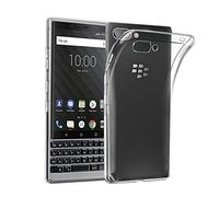 BarRan BlackBerry KEY2 Lite Case, Clear Transparent Ultra Slim Protective Shockproof Back TPU Silicone Gel Case Cover for BlackBerry KEY2 Lite