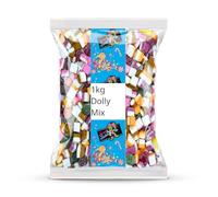 Barratt Dolly Mix 1kg Bulk Bag, Traditional Soft Fondant and Jelly Sweets | Classic Pic n Mix Retro Confectionery | Professionally Packed for Freshness