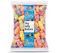 Barratt Jelly Babies 1kg Bulk Bag | Fruity Gummy Sweets for Sharing | Professionally Packed for Freshness