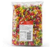 Barratt Jelly Beans 3kg Bulk Bag, Classic Fruity Flavoured Chewy Sweets | Large Sharing Bag for Parties, Events and Sweet Tables | Professionally Packed for Freshness