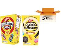 Barratt Liquorice Novelties Pick n Mix 400g - Barratt Favourites Chews 300g Selection Gift Box, Retro British Candy, No Artificial Colours