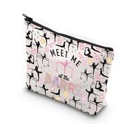 Barre Teacher Makeup Bag Barre Lover Gifts Meet Me at The Barre Gifts Barre Instructor Gifts Fitness Mom Zipper Bag (Meet ME UK)
