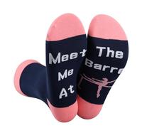 Barre Teacher Socks Barre Lover Gifts Meet Me At The Barre Gifts Barre Ballet Socks Barre Workout Socks (Meet Me uk)