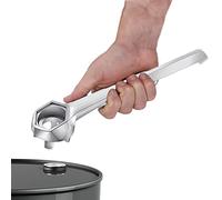 Barrel Binding Tool - Barrel Lid Wrench, Aluminum Key to Open, Oil Barrel Lid Opener | Barrel Plug Binding Wrench for Opening 10, 15, 20, 30, 50 and 55 Gallon Barrels Fits Spun