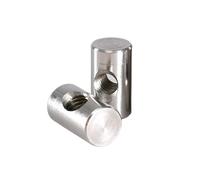 Barrel Furniture Cross Dowel Slotted Nuts,Stainless Steel Dowel Pin Nuts Embedded Furniture Hammer Insert Nut Cylindrical Metric Thread Woodworking M4M5M6 (Size : M6x12 (10Pcs)) (Color : One Color,