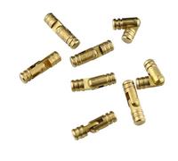 Barrel Hinge 100PCS/LOT Solid Brass Jewelry Chest Music Box Wine Wooden Case Hidden Invisible Concealed Barrel Hinge 4mm 5mm DIY(5x25.0mm)