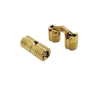 Barrel Hinge 1PCS Copper Barrel Hinges Cylindrical Hidden Cabinet Invisible Brass 8mm 10mm 12mm 14mm 16mm 18mm Door Small Box Hinge(1Pcs 8mm)