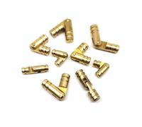 Barrel Hinge 2/6/12X Copper Solid Brass Jewelry Chest Music Box Wine Wooden Case Hidden Invisible Concealed Barrel Hinge 4x15 5x19 5x25 DIY(2pcs 5x25mm)