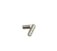 Barrel Hinges 10Pcs/Pack Jewelry Box Wine Wooden Case Supplies Hidden Invisible Concealed Barrel Hinge Pure Copper Furniture Hardware(M5x25 Silver)