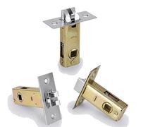 Barrel Lock 1 Pcs Bathroom Single Deadbolt Lock Cylinder,Door Body,Various Padding Margins,Three-bar Tongue(Margins 50mm)