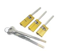 Barrel Lock 1 Pcs Special Lock Core for Automatic Fingerprint Cylinder,with Tail,C-Class,2keys,Anti-Theft Door Emergency(35x17 Flat Rod)